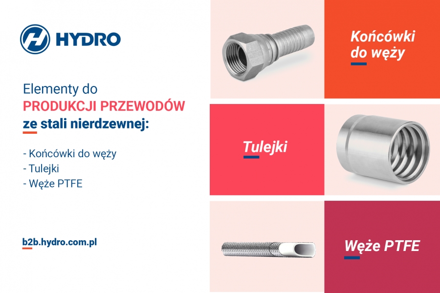 Elementy do  PRODUKCJI PRZEWODÓW  ze stali nierdzewnej