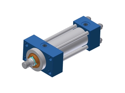 Cylindry hydrauliczne HCD - skręcane - ISO 6020/2