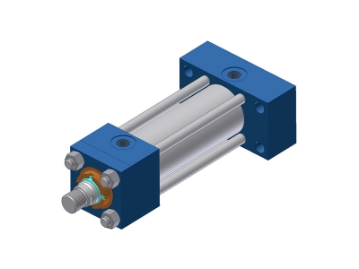 Cylindry hydrauliczne HCD - skręcane - ISO 6020/2