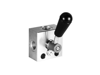 DDF 3V-S - steel 3-way flow diverter - high pressure